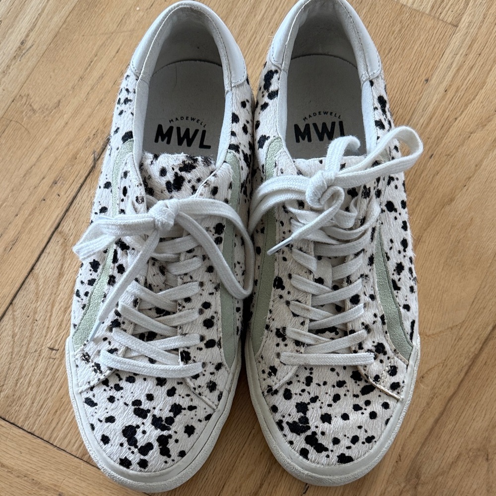Madewell MWL calf hair Speckled Sneakers
